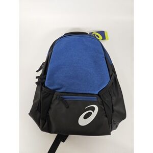 NWT ASICS Team Backpack Blue‎ School Padded Straps Multi Pocket Backpack